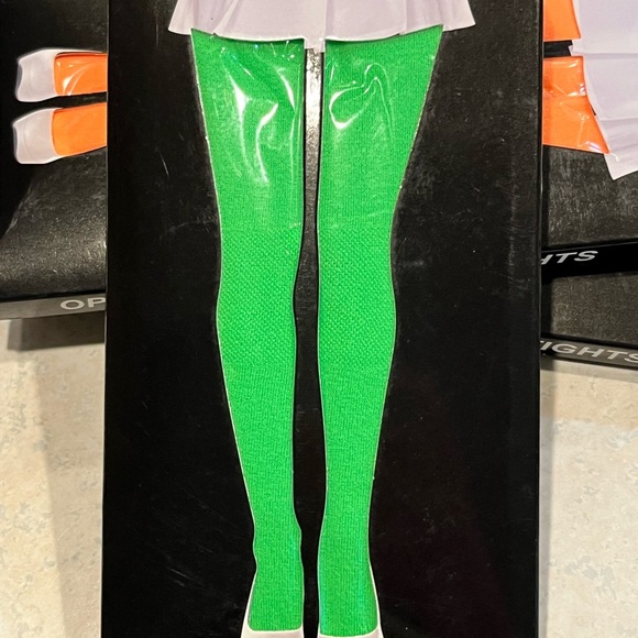 Neon Green, Pink, and Orange Tights Set - Picture 2 of 4